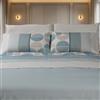 Happidea - Lenzuola Completo Letto, Cotone Caldo Invernale 100% Flanella, Piazza e Mezza, geometrico, Prodotto in Italia, Federe, Lenzuolo Sopra, Lenzuolo Sotto,Disegno Cocoon