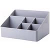 Rysmliuhan Shop Organizer Scrivania Ufficio Organizer Scrivania Piccola Scatola di immagazzinaggio Desk Tidy Organizer Kids Scatole di plastica con coperchi Gray