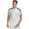 Adidas, Squad 21 JSY SS, Maglia, Bianco Nero, L, Uomo