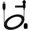 SPTSSWET Microfono Lavalier di tipo C, compatibile con iPhone 15 Pro Max, per smartphone Galaxy, Android iPad 10, iPad Pro Air 5, 4, computer, PC, per vlogging, interviste, YouTube, TikTok, live
