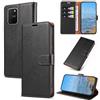 KKEIKO Cover per Samsung Galaxy S10 Lite/Galaxy A91 / Galaxy M80S, Antiurto Custodia in PU Pelle con Slot per Porta Carte, Magnetico Protettiva Cover per Samsung S10 Lite/Galaxy A91, Nero