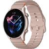 Higgs Cinturino 22mm Compatibile con Amazfit GTR 2/2e/GTR 3/3 Pro/GTR 47mm/per Amazfit Stratos 2/3/Pace/Zepp Z/Cinturino Galaxy Watch 46mm Donna Uomo,Cinturini Sportivo Morbido Silicone tè al latte