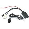 ENJOY-UNIQUE Adattatore Bluetooth Aux Senza fili Ingresso Audio Musicale Ricevitore Module Cavo per Auto Radio Media, 12-PIN, con microfono，compatibile con AUDI A3 A4 A6 A8 A8L S4 TT B7 2007-2014