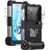 Ezanmull Custodia Impermeabile Subacquea Professionale IP68 15M - Compatibile con iPhone, Samsung, Huawei, Xiaomi - Fino a 6,9 Pollici - Per Immersioni, Snorkeling, Surf e Nuoto (nero)