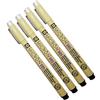 Sakura Pigma Micron 005 - Penna nera con tratto da 0,2 mm, confezione da 4 (005)