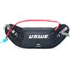 USWE Zulo Hydration Hip Pack - con organizer e tasche laterali, cintura per fianchi senza rimbalzo (2L, nero)