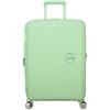 American Tourister Soundbox Trolley, Verde Pastello, 67 cm, 71,5/81 L, Espandibile, 4 Ruote Spinner, Serratura TSA