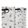 Atout Ciel Tenda con occhielli, 140 x 240 cm, colore: Grigio pronto da posare
