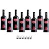 Skyvov BOSCO LIQUORI AMARO SILANO 1 LT 8 BOTTIGLIE CON 6 BICCHIERI