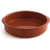 RAIMUNDO SÁNCHEZ Cazuela de barro con asas 24 cm Casseruola in Terracotta, 1.2 Litri, Fango, Miele