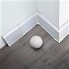 DQ-PP [DQ-PP] Battiscopa da 2 metri, 70 mm, in PVC bianco, battiscopa in laminato, in plastica, PVC, laminato
