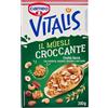 Cameo Vitalis Muesli Croccante Frutta Secca, con Fiocchi Integrali di Avena Mandorle Anacardi Nocciole e Noci Pecan, Cereali Grandi Croccanti e Gustosi, Circa 10 Porzioni, Ricco di Fibre, 310 g