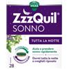 Procter & Gamble Zzzquil Sonno Tutta La Notte integratore di melatonina per il sonno 28 Compresse