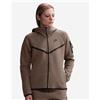 Nike Tech Fleece W - Felpa - Donna - Marrone