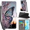 PHINIENLAND Cover per Honor 200 Lite custodia portafoglio Farfalla | 3 scomparti carte, 1 tasca banconote, Chiusura magnetica, Supporto, Pelle PU flip cover per Honor 200 Lite