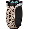 BYISYUE Leopard Cinturini di Ricambio per Samsung Galaxy Watch 7/Watch 6 Classic/Watch 5 Pro, 20mm Silicone Sport Bracciali Cinturino per Galaxy Watch 4/Watch FE/Watch 3/Active 2