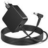YKEJCLD 65W Caricatore per Lenovo PC Portatile, Alimentatore per Lenovo IdeaPad 3 con cavo da 1,7 m per IdeaPad 3/5/110/110S/120/320/330/330S/510/510S/520S/530, Lenovo V15, Chromebook N22, Yoga, Flex 14 15