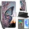PHINIENLAND Cover per Honor 90 Lite / X50i 5G Case PU Pelle Custodia [Kickstand] [Chiusura magnetica] [Slot per Schede], Portafoglio Flip Custodia per Honor 90 Lite,Farfalla