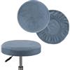uyeoco 2 Pezzi Copri Sgabello Rotondo/Rettangolare Copri Pouf da Bar Copriseduta Sedie Alta Elasticità Fodera per Sedia Lavabile Cuscino Copridivano Coprisgabello da Bar ( Color : 8@ , Size : 35-40cm/14-16in