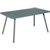 Fermob - Tavolo rettangolare Luxembourg - Grigio - Alluminio laccato - Designer Frédéric Sofia