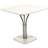 Fermob - Tavolo quadrato Luxembourg - Grigio - Alluminio laccato - Designer Frédéric Sofia
