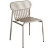 Petite Friture - Sedia impilabile Week-end - Beige - Alluminio - Designer Studio BrichetZiegler