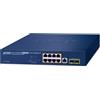 PLANET Switch di rete PLANET IPv6/IPv4, 8-Port Gestito L2/L4 Gigabit Ethernet [10/100/1000] Supporto Power over [PoE] 1U Blu (Planet PoE++ Managed GS-) [GS-4210-8UP2S]
