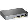 Zyxel GS1350-12HP-EU0101F switch di rete Gestito L2 Gigabit Ethernet (10/100/1000) Supporto Power over (PoE) Grigio [GS1350-12HP-EU0101F]