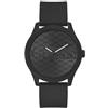 GUESS BLK CS/SUN BLK LOGO DL/BLK SMTH SILICONE STRP, Nero, GW0780G3-AMZUK