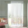 Catherine Lansfield Country Floral Tenda a pannello in voile, 140 x 137 cm, colore: Bianco