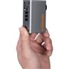 AIRBANK Mini pompa per bici con manometro, portatile 120 PSI, POCKET 2 PRO, pompa per pneumatici per bici ricaricabile per bici da strada, mountain bike, palline sportive per valvola Schrader e Presta