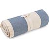 HomeLife Telo Copridivano Cotone (160X280) Made in Italy, Elegante e Versatile - Telo Copritutto Cotone Multiuso perfetto come Telo Arredo Divano o Copriletto Singolo Estivo Leggero Blu Notte