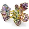 SWAROVSKI ANELLO IDYLLIA, FIORE, GRANDE, MULTICOLORE 58