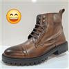 Made in Italy STIVALI UOMO ANFIBI PELLE STIVALETTI SCARPONCINI 40 41 45