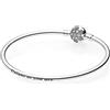 Pandora Bracciale Rigido Snowflake 21cm Donna Pandora