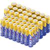 PKCELL Pile AA, 1,5V Carbonio batterie, R6P,12 Pezzi + Pile AAA, 1,5V Carbonio batterie, R03P, 12 Pezzi, PKCELL