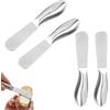 XINTANGXIA Set di 4 Coltello da Burro Coltelli Spalmatori Di Formaggio in Acciaio Inossidabile Utensile da Cucina per Tagliare o Spalmare Formaggio Burro Marmellata