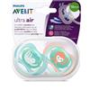 PHILIPS SPA Avent Succhietto Ultra Air Night 6-18M Maschio 2 Pezzi