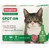 BEAPHAR B.V. Beaphar Protezione Naturale Spot On Antiparassitario Gatto 3 Pipette Da 1Ml