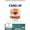 CANSON BLOCCO SPIRALATO C A' GRAIN 180 GR A4 30FF CANSON 400060604