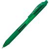PENTEL ENERGEL X PENNA GEL A SCATTO, PUNTA M, INCHIOSTRO VERDE BL107-DX