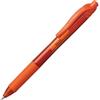 PENTEL ENERGEL X PENNA GEL A SCATTO, PUNTA M, INCHIOSTRO ARANCIO BL107-FX