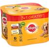 PEDIGREE Adult 4x400 g Alimento umido completo in gelatina per cani adulti con pollo e manzo
