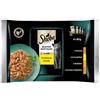 SHEBA Selection Select Slices Aromi di pollame in bustina 4x85 g Alimento umido completo per gatti adulti, bocconcini in salsa con anatra, pollo, pollame, anatra e tacchino