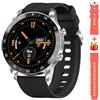 Blackview Smartwatch Uomo, Orologio Fitness con Ossigeno nel Sangue/Frequenzimetro Cardiaco/Monitor del Sonno, Contapassi Impermeabile Cronometro Calorie, Smart Watch per Telefoni iOS Android