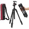 Manfrotto Befree Advanced AS, Camera Tripod, Lever Lock, Compatible with Arca-Swiss, Portable, Compact Travel Tripod Kit, Ball Head, Aluminium Kit for DSLR, Mirrorless Cameras, Camera Accessories