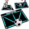 YUJUVI Tappetino da Allenamento per Calcio Tappetino Allenamento 90x60cm Tappetino da Calcio Antiscivolo Accessori Allenamento per Allenamento