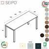 SEIPO Bridge scrivania Operativa lineare struttura metallica a ponte Seipo P. 600 BR.0104 5 6