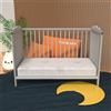 MiaSuite Materasso per Culla 60x120, alto 14 cm - Waterfoam, Sfoderabile, Rivestimento Aloe Vera | Lupin Baby