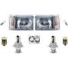 Autokit Fari Led Fiat Panda 141 4x4 Luci H4 Anteriori Fanali Lampade Lampadine kit